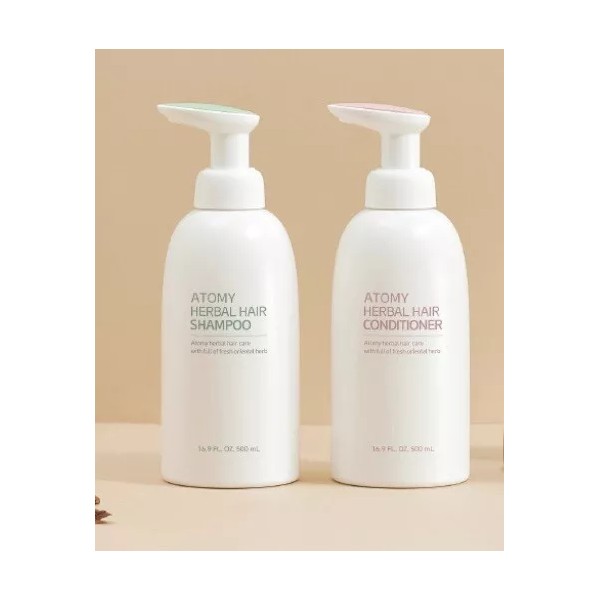 Atomy 2 ATOMY HERBAL Hair Shampoo & Hair Conditional 16.9OZ