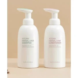 Atomy 2 ATOMY HERBAL Hair Shampoo & Hair Conditional 16.9OZ - 500ml*NEW & CERTIFIED