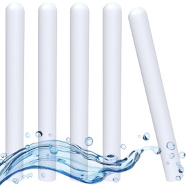 EBIEFLY Large Drying Stick for Toys Water Dry Rod Desiccant Silicone Flesh Light Dryer Absorption Stick Deodorization Moisture Cleaner Diatomite Reusable Reduce Rust 5Pcs (Smooth 6.9x0.7 Inches)