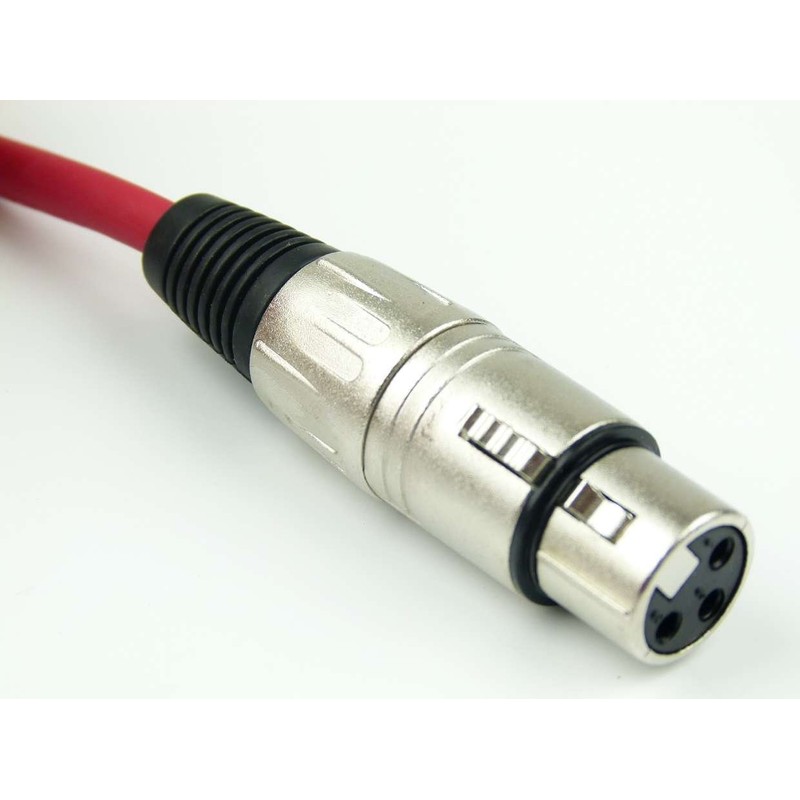 Adam Hall Cables 3 Star MMF 0050 Red Microphone Cable