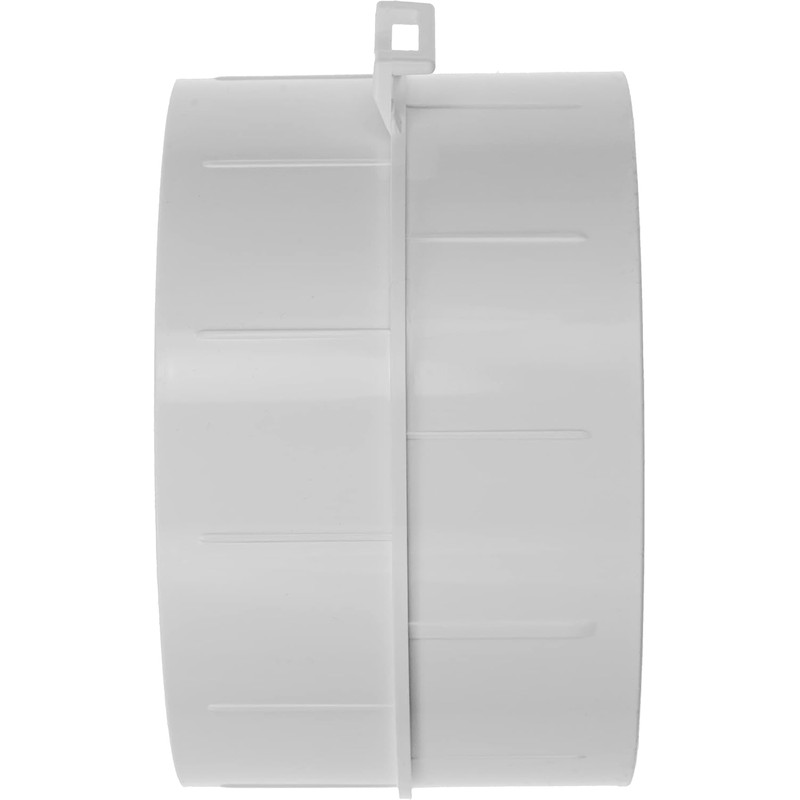 Vent Systems 4" Inch - White - Male Fit Duct