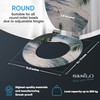 Sanilo Soft Close Toilet Seat ROUND, Quiet and Slow Close