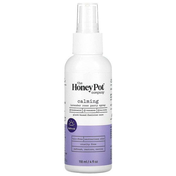 The Honey Pot Company, Calming Lavender Rose Panty Spray, 118ml