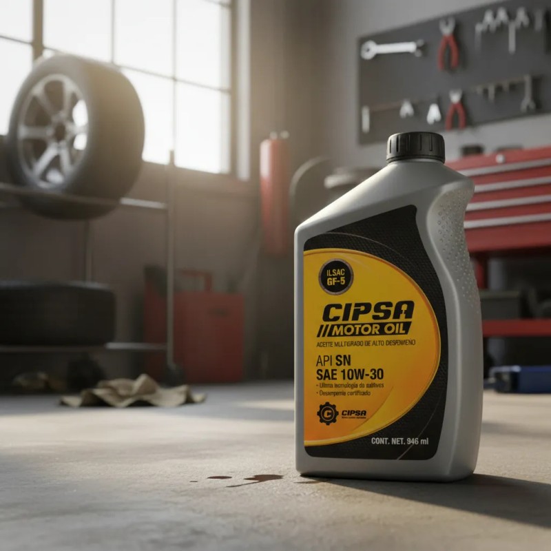 Aceite Para Motor Cipsa 10w-30 946ml