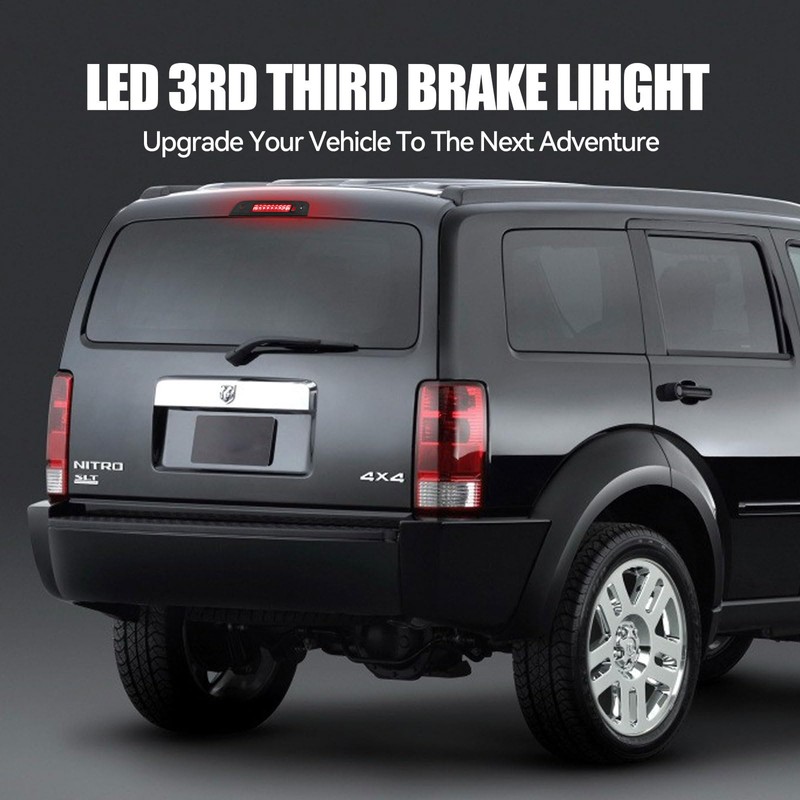Cxdar Third 3rd Brake Light LED for 2007-2012 Dodge Nitro,