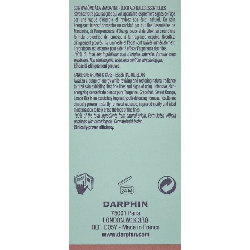 Darphin Tangerine Aromatic Care for Women, 0.5 Ounce
