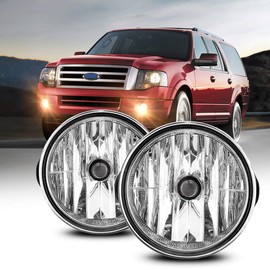 Nixon Offroad Fog Light for 07-14 Ford Expedition & 08-11 Ford Ranger w/Bulbs H10 12V 42W, Pair of Driving Fog Light Lamps Assembly, OEM Fog Lamp Replacement Clear Lens (Not Fit STX Package)
