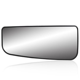 Driver Left Side Heated Lower Tow Mirror Glass Replacement for 2015-2020 Ford F150, 2017-2020 F250 F350 - Towing Convex With Rear Holder