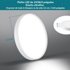 Ouyulong LED Ceiling Light Bathroom Ceiling Light 18W 1620LM 6500K