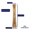 Brewing America Acacia Wood Vegetable Fermentation Tamper - Cabbage Sauerkraut