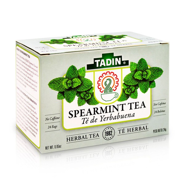 TADIN SPEARMINT HERBAL TEA WITH 24 BAGS 