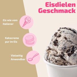 Oleo Ice Paste for Homemade Extraordinary Ice Cream │ Mega Taste │ Your Ice Cream, Desserts, Drinks and More with an Extra Portion of Flavour │ Content 250 g