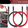 Unbranded 4 AWG 4 Gauge Battery Inverter Positive Negative Cables