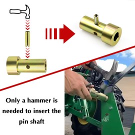 Kujunpao Quick Hitch Adapter Bushings Kits Compatible with Category I 3-Point Tractors Quick Hitch System 4PCS