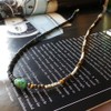 COMODO VIENTO Men's Popular Black Spinel Necklace, Turquoise, Tiger Eye,