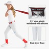 MIVEI Youth Girls' Utility Softball Pants - Low Rise 3/4