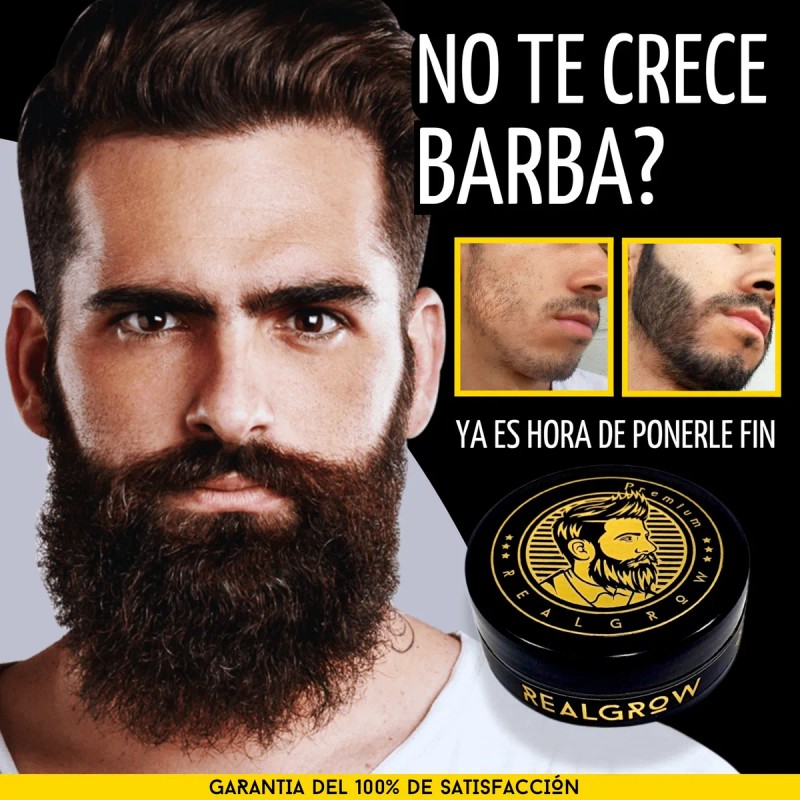 Balsamo Realgrow Para Crecer Y Engrosar La Barba Cítrica