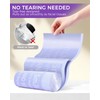 100 Pcs Bedside Commode Liners with Absorbent Pads, Tear-Free Leak-Proof