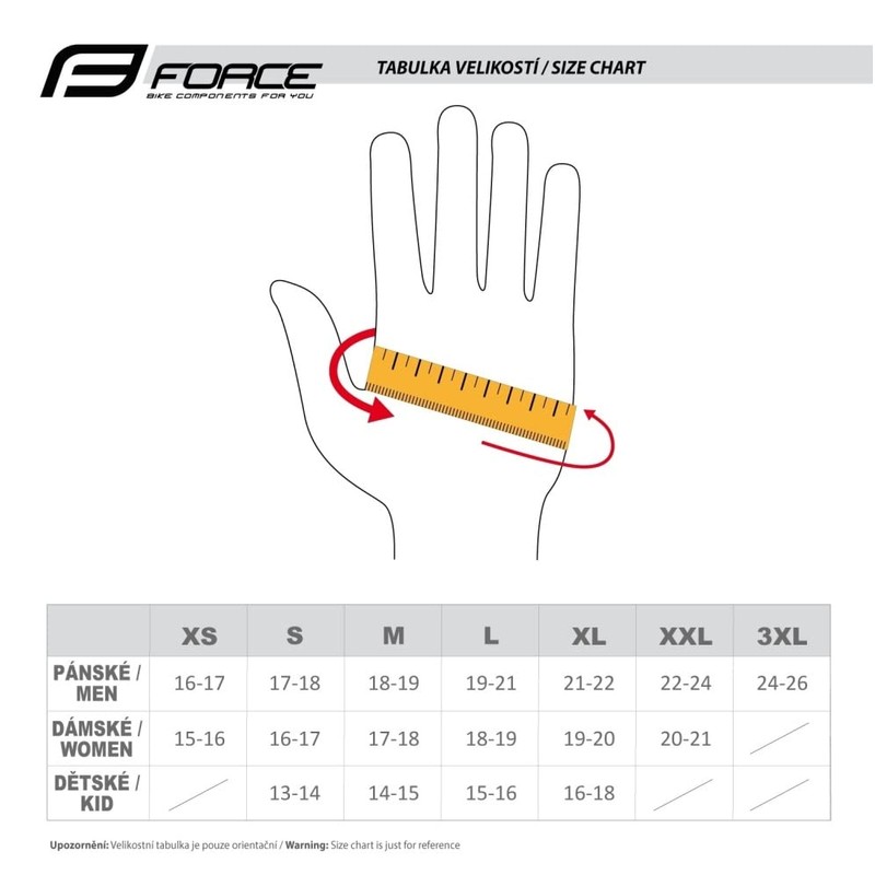 FORCE 305449 Children's Gloves ANT Gray/White Size M