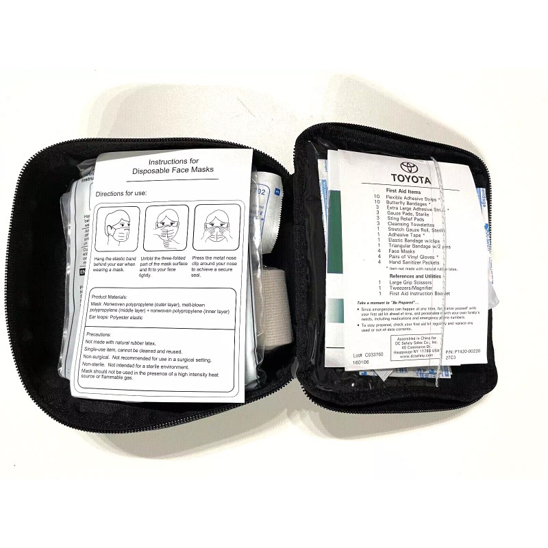 TOYOTA FIRST AID KIT EMERGENCY OEM CASE *NEW* GENUINE TOYOTA