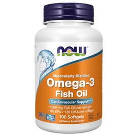 NOW - Alimentos | Omega 3 100 cápsulas blandas