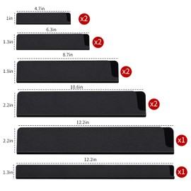 10pcs Universal Knife Edge Guards Set, Non-BPA Knife Sheath, Gentle on Your Blades(10pcs)