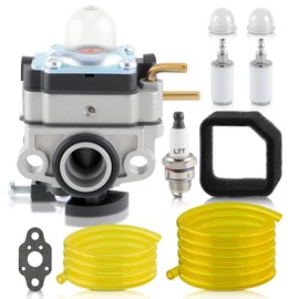 Carburetor Lawn Mower Carb with Tune Up Kit Fit for Hyper Tough HY26SST HY26SSTVNM Black Max BM25CSAC BM25SSAC 25cc 26cc String Trimmer