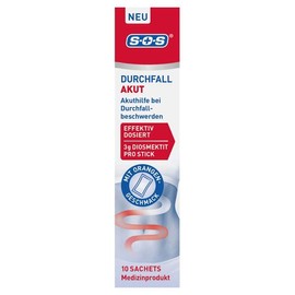 SOS 급성 Durchfall 경감 10개입 SOS Acute Diarrhea Relief 10 Pack