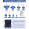ERAYCO 8 PCS Triple Blade PVC Pipe Reamer Kit, Plastic