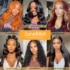 Junemet 18 Inch Real Hair Wig, 200% Density, 13 x