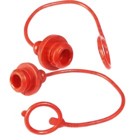 2x Hydraulic QR Quick Release Coupling Port Dust Cap ISO A Flat Face Female 1/2"