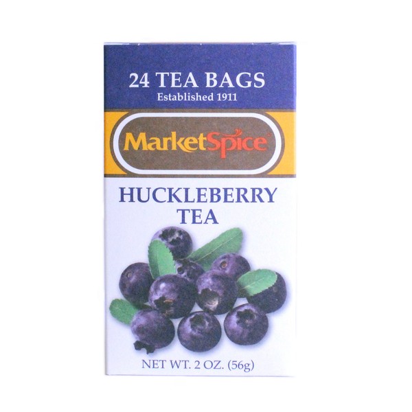 Marketspice Huckleberry Tea Bags, 2 Ounce
