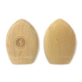 Kurita Good Buddha Statue [Protection Honzon] Ashuku Nyorai (Lotus Shaped Incense Buddha [Pocket Buddha]), Protection Honzon (Height 2.4 inches (6.2 cm), Width 1.8 inches (4.5 cm), Luxury Wood Carving