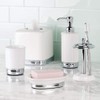 iDesign York Facial Tissue Box Cover, Vintage Holder for Bathroom