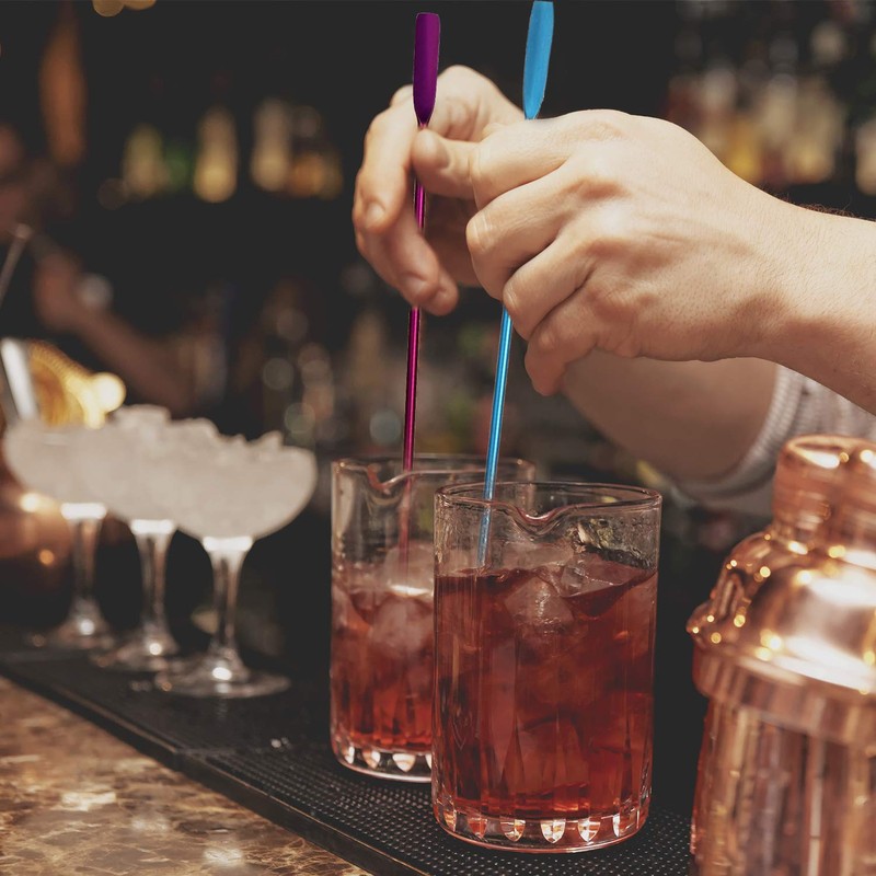7.5 Inches Stainless Steel Coffee Beverage Stirrers Drink Swizzle Stick