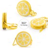 AUEAR, Lemon Lime Fruit Shaped Round Cute Fashion Personality Cross