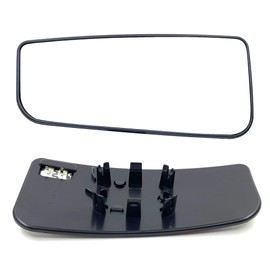 FL3Z17K707V Left Driver Side Heated Lower Glass Replacement For 2015-2022 Ford F150 F250 F350 F450 F550 Super Duty Truck Mirror - Side View Heated Convex Mirror with Rear Holder