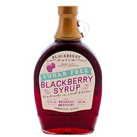 Blackberry Patch, Syrup Whole Blackberry No Sugar Added, 12 Ounce