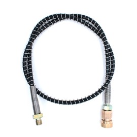 TUXING High Pressure Spring Filling Stations Refill Hose,with 8mm Quick Connector, M10 Female Connector Spring Hose for PCP/Automatic Hand Pump High Pressure Air Pump and for Compressor