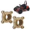 2pcs Wheel Rear Axle Hub 28 Tooth Spline 4 Stud