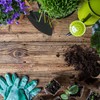 Gartenwerkzeug Set 7-TLG. Gartengeräte mit Aufbewahrungstasche, Garten Werkzeuge mit Blumenschere,