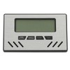 Indoor Cigar Hygrometer Thermometer DualDisplay Humidity Temperature Meter Device Tool(Silver