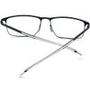 FONEX Titanium Glasses Frame,Men Square Myopia Optical Eyeglass Frame 8521,