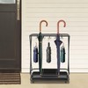 kunghei Metal Umbrella Storage Holder Stand with Removable Drip Tray,