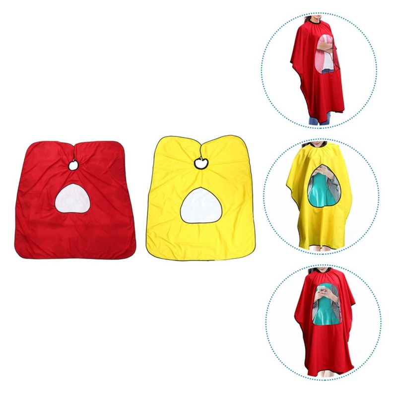 BIUDECO 2pcs Hair Cutting Cape for Adults Professional Salon Smock