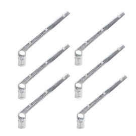 1-7/8" X 1-5/8" BARBED WIRE ARM - 45-degree for Chain Link Fence (6 PACK)