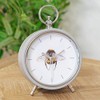 Hestia Home Bumblebee Grey Metal Alarm Clock Collection