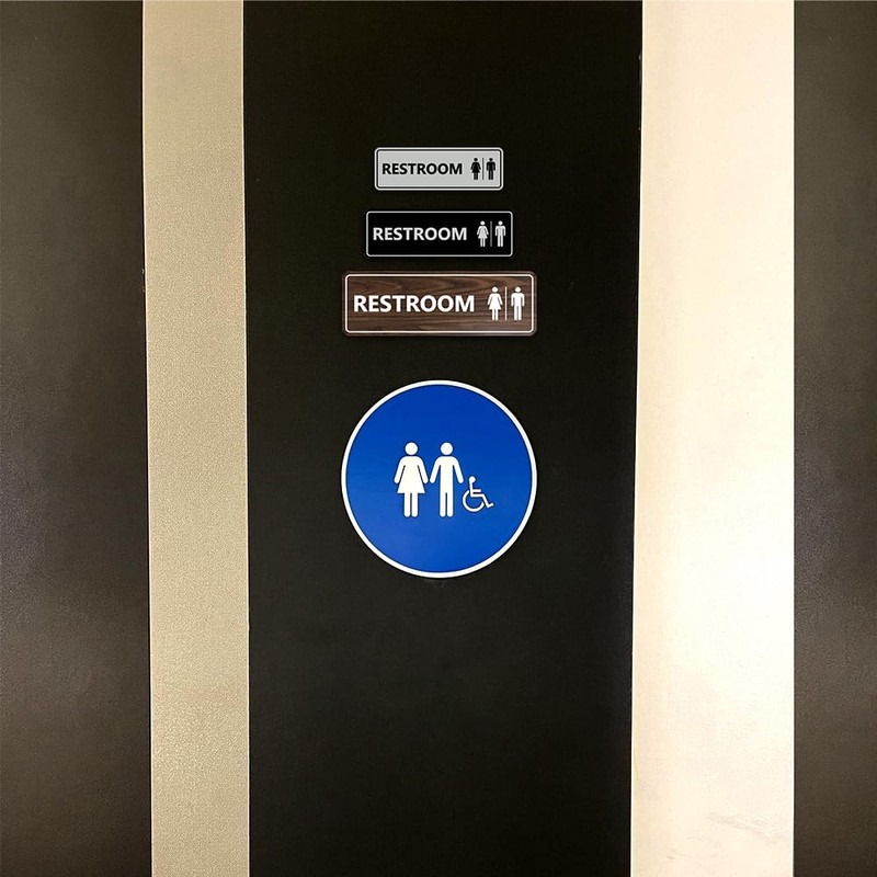 Signs ByLITA - Letrero de baño estándar para todos los