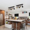 SEEBLEN 4-Light Kitchen Light Fixtures - Adjustable Ceiling/Wall Mount Spotlight,