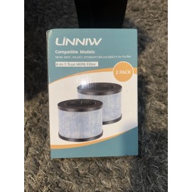 Filter 4 in 1 Linniw True HEPA Replacement Filter 2 pack MK06, MK01, MJ001H, DH-JH01